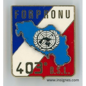 403° BSL FORPRONU Ex-Yougoslavie
