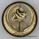 TCHAD Insigne de beret GENDARMERIE (lion)