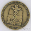 Instutut de Médecine Navale Santé TOULON Médaille de table 68 mm