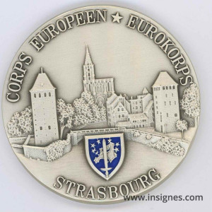 CORPS EUROPEEN EUROKORPS Emaux Médaille