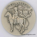 1° Régiment de Chasseurs Conti Cavalerie Médaille de table 70 mm