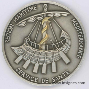 Service de Santé Région Maritime Méditerranée Fond de coupelle 68 mm