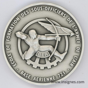 Base Aérienne 721 ROCHEFORT Ecole de Formation Médaille de table 68 mm