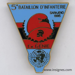Cie GENIE 5° Bataillon d'Infanterie Sarajevo 1995