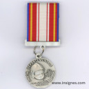 Médaille Union Départementale Sapeurs Pompiers du Bas Rhin classe argent USDP 67