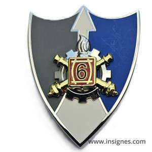 6&deg; RMAT Insigne du Mat&eacute;riel G 3284 ( variante )