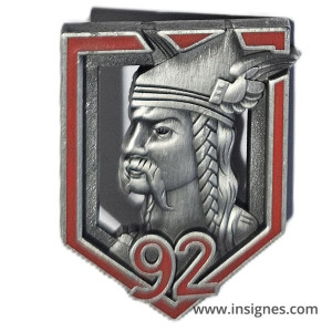 Infanterie 92&deg; RI Insigne Duseaux H 112